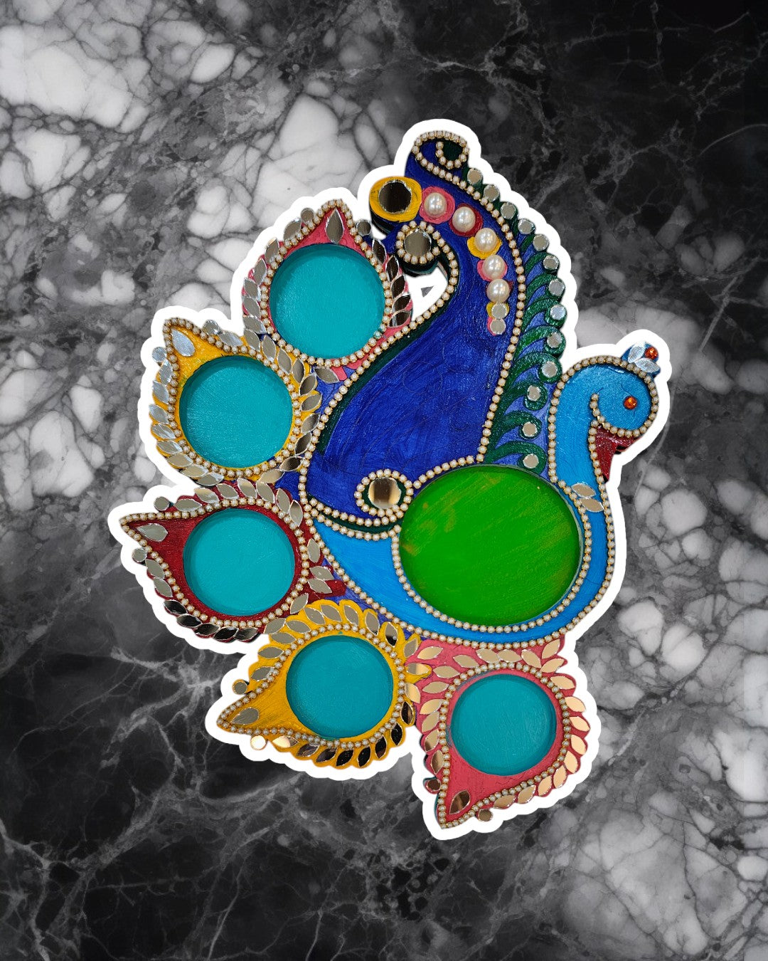 Diya Holder (Peacock)