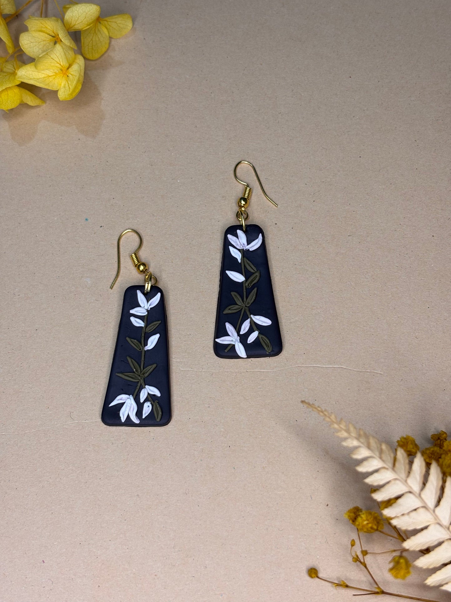 Earrings - Clay